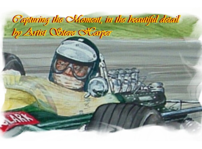Master of the Lotus 49 by Artist Steve Harper (c)